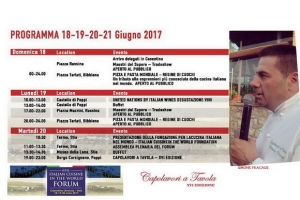 Capolavori a Tavola 2017 - Programma Italian Cuisine in the World Forum