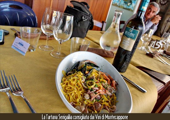 Verdicchio Utopia tagliatelle con sugo di scoglio La_Tartana_Senigallia_09