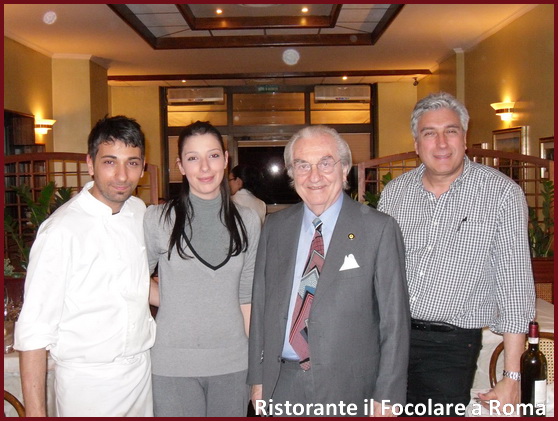 Gualtiero Marchesi al Ristorante il Focolare Roma Andrea Roberta Roberto Stagnetta