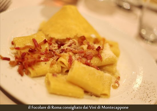 Paccheri_alla_Gricia_Ristorante_Il_Focolare_Roma