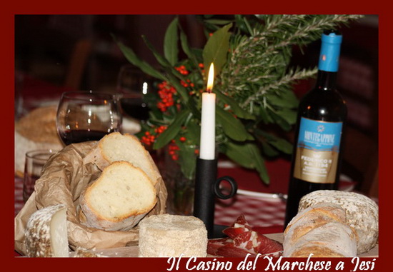 Il Casino del Marchese  Jesi specialità Caseificio Piandelmedico Verdicchio Federico II Vini di Montecappone