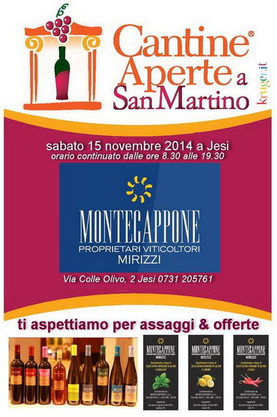 Cantine Aperte San Martino 2014 Vini di Montecappone