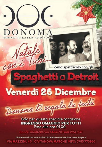 Spaghetti a Detroit Donoma 2014