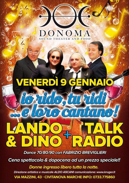 Lando  Dino  Talk Radio Donoma 2015