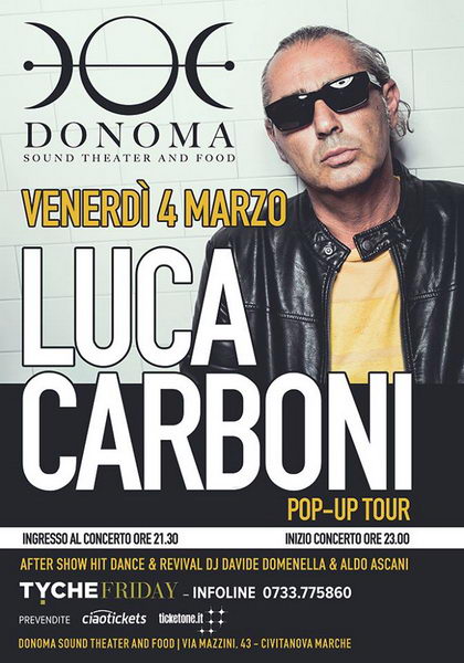 Luca Carboni Donoma Tyche Friday 2