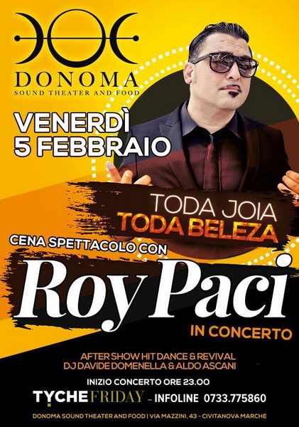 Roy Paci Donoma Tyche Friday 2