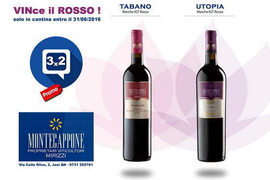 Montecappone Tabano  Utopia Rosso promo 2