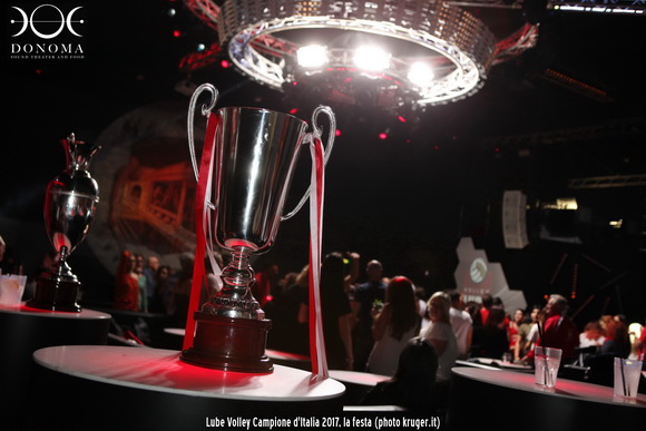 Lube Volley Campione d'Italia al Donoma