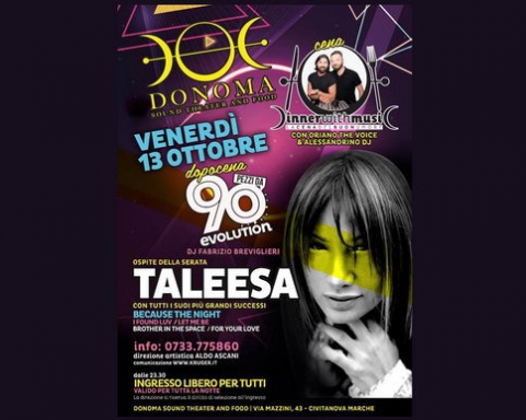 Taleesa Donoma ottobre 2017