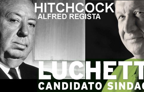 Marco Luchetti come Alfred Hitchcock