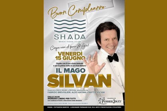 mago Silvan Shada giugno 2018