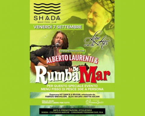 Rumba de Mar Shada settembre 2018