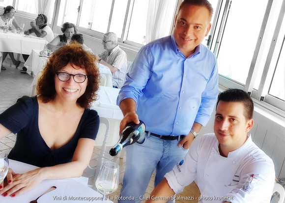 Carla Latini Gianluca Mirizzi German Scalmazzi Ristorante La Rotonda Porto Recanati