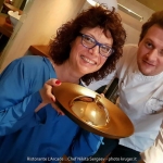 Carla Latini e Nikita Sergeev bel Ristorante L'Arcade Porto San Giorgio