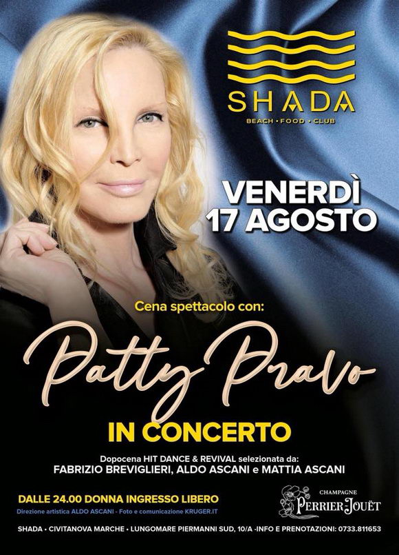 Patty Pravo Shada 2018