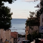 Falconara Marittima strada che scende al mare