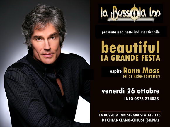 Ron Moss La Bussola Inn 2018