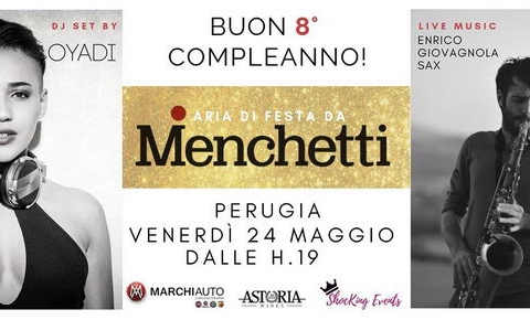 Ottavo compleanno Menchetti Perugia