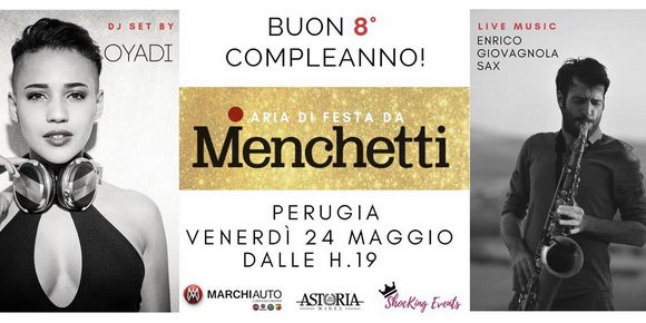 Ottavo compleanno Menchetti Perugia