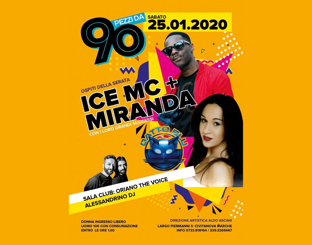 Miranda Ice Mc Pezzi da 90 Gatto Blu
