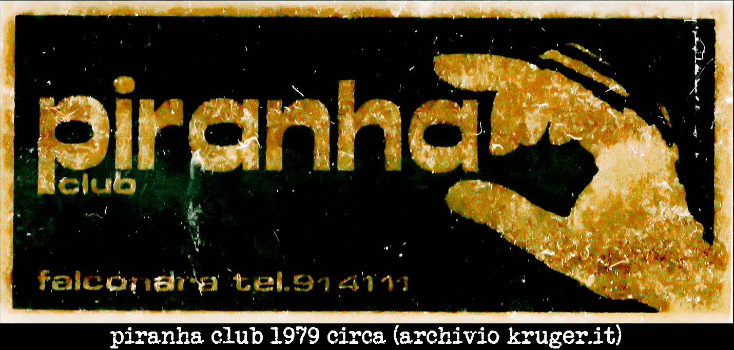 Adesivo del Piranha Club a Falconara Marittima