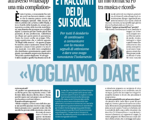 Corriere Adriatico del 24 aprile 2020