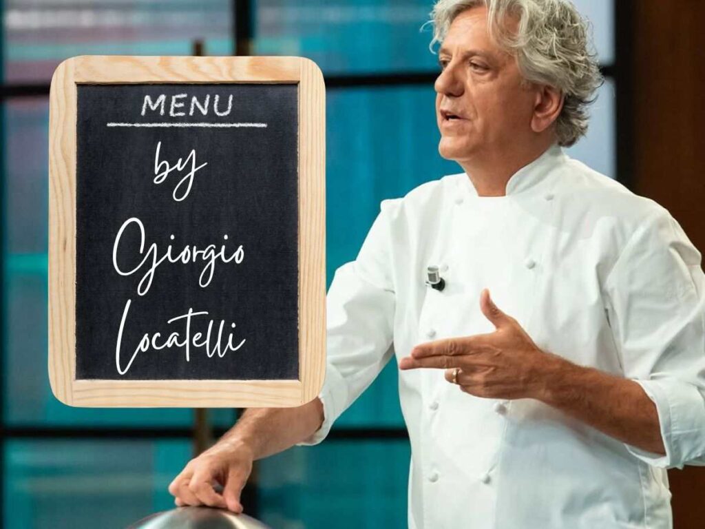giorgio locatelli e lavagnetta