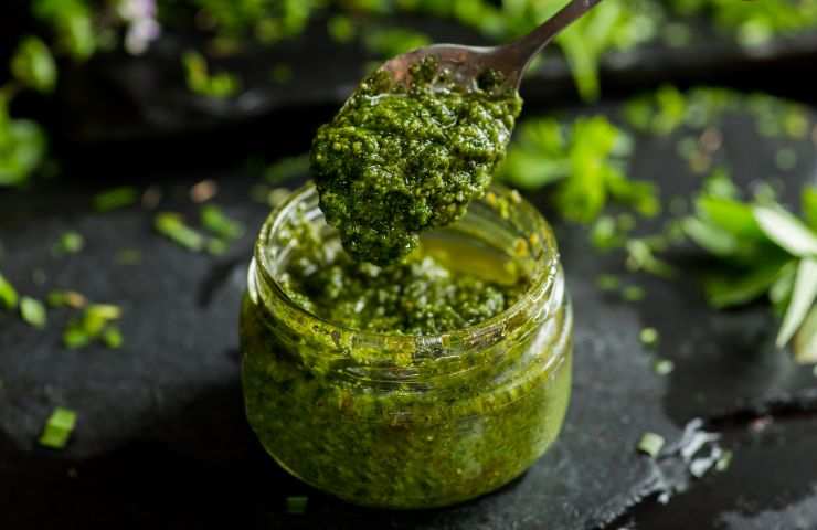 pesto in barattolo
