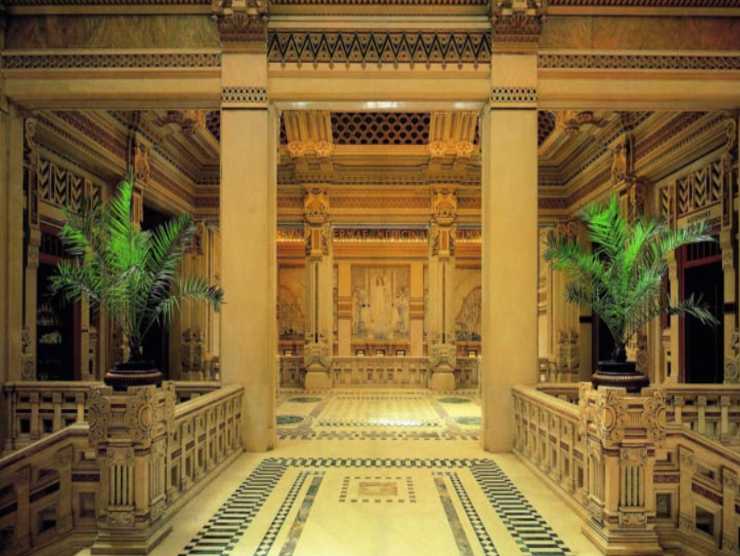 interno delle terme di Salsomaggiore