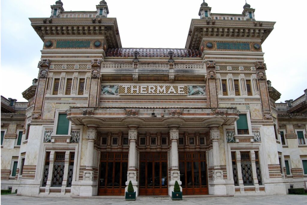 entrata delle terme di Salsomaggiore