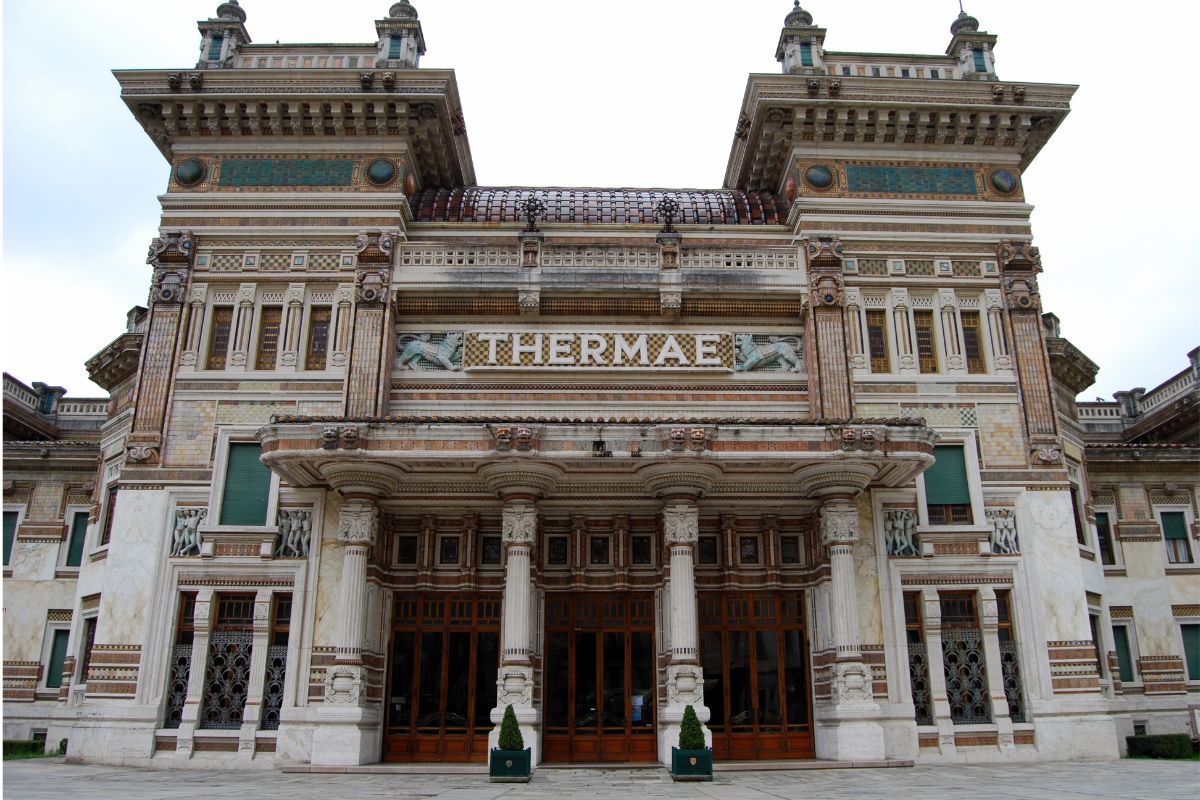 entrata delle terme di Salsomaggiore